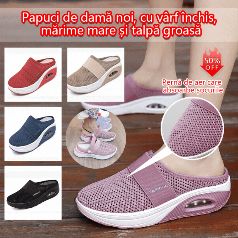 🔥【Ofertă specială limitată】🔥【35-43】✨🎉Pantofi casual noi de vară cu pernă de aer, din plasă goală 