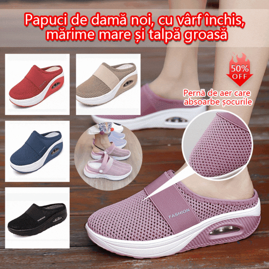 🔥【Ofertă specială limitată】🔥【35-43】✨🎉Pantofi casual noi de vară cu pernă de aer, din plasă goală 