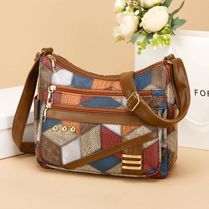 【Oferte speciale de vară 🔥】✨👜Geantă de umăr pentru femei din piele PU moale, nouă la modă 2025 