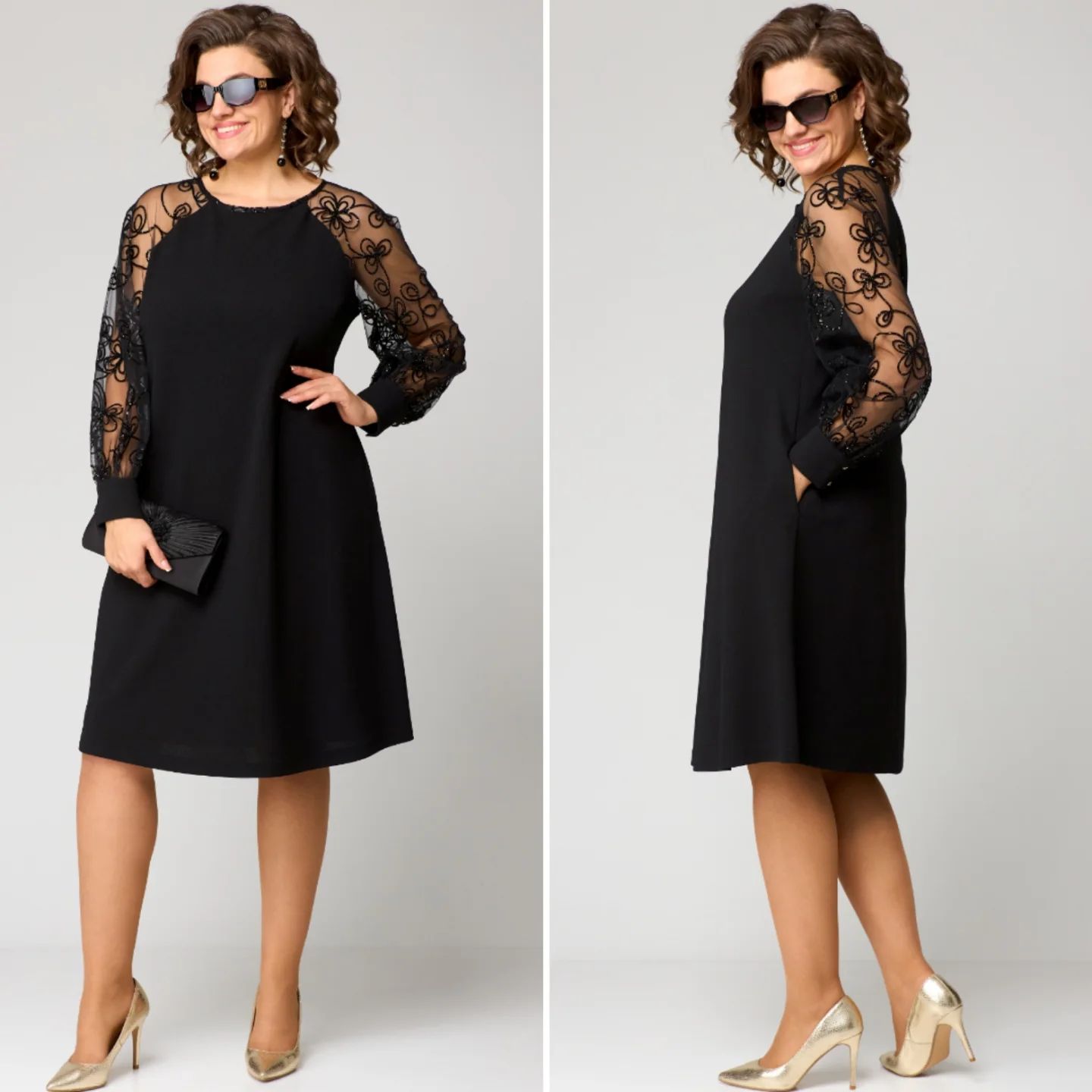 🔥✨【Jesenski novi dolasci】【S-5XL】🍁🍂Nova elegantna haljina, izrađena od visokokvalitetne čipke, u vintage stilu