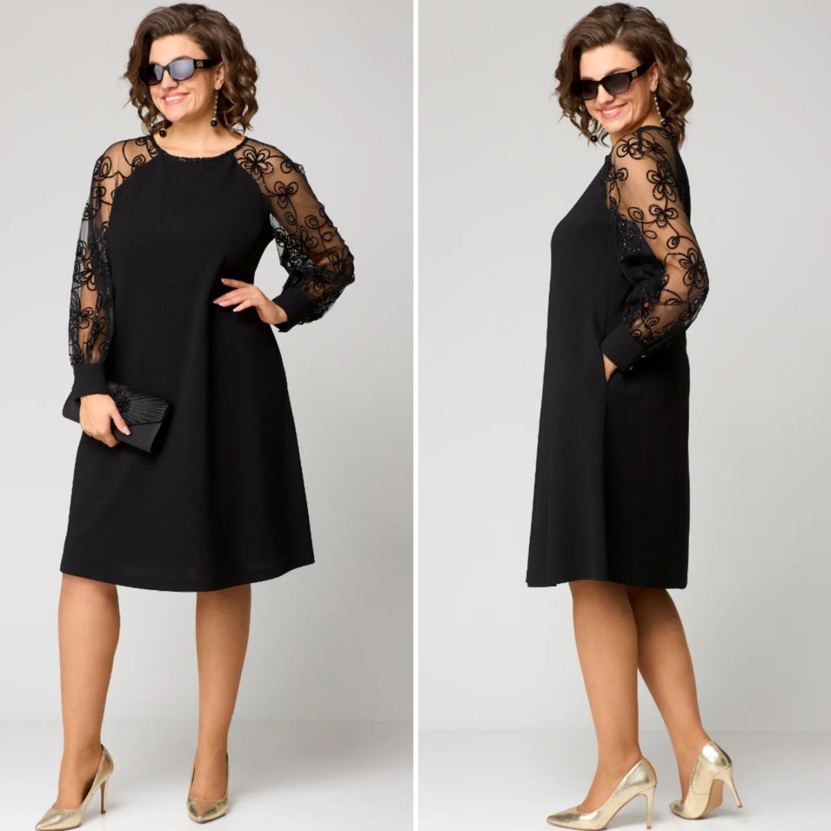 🔥✨【Jesenski novi dolasci】【S-5XL】🍁🍂Nova elegantna haljina, izrađena od visokokvalitetne čipke, u vintage stilu