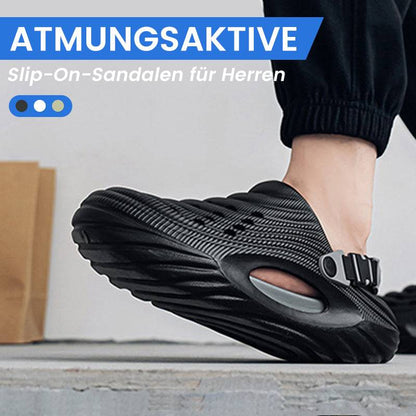🔥🌴【36-45】Muške sandale s debelim potplatima, neklizajuće, cipele s rupama, ležeran stil, ljetna moda 2025 