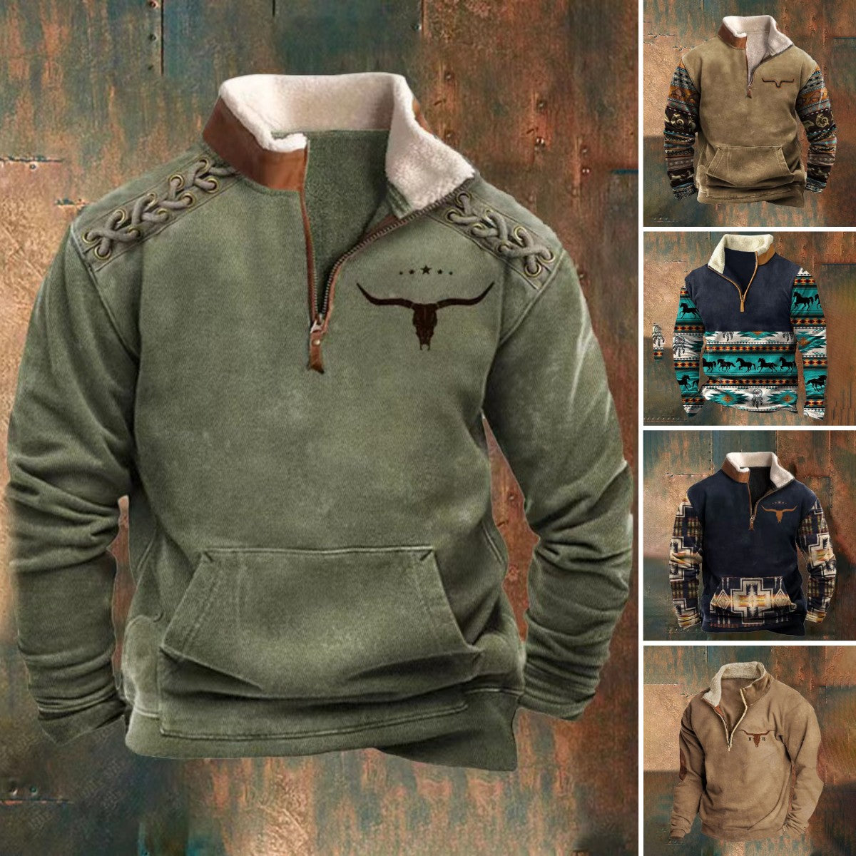 👕【35% KEDVEZMÉNY】【S-4XL】2025-ös őszi-téli férfi divatos, meleg hosszú ujjú pulóver 3D nyomattal