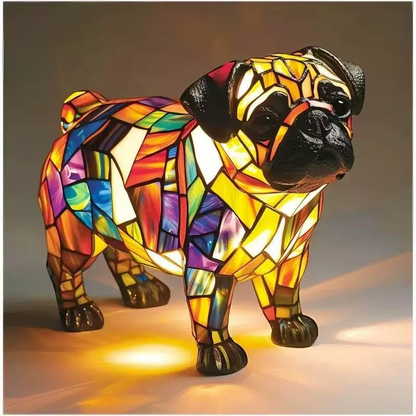 ✨🎉【Speciální nabídka🔥】LED noční světlo ve tvaru zvířete, kreativní pryskyřičná dekorace