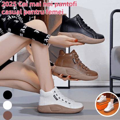 🔥✨【Produse noi de toamnă】【35-40】Tenisi simpli și eleganti, casual, cu talpă groasă, pentru femei 