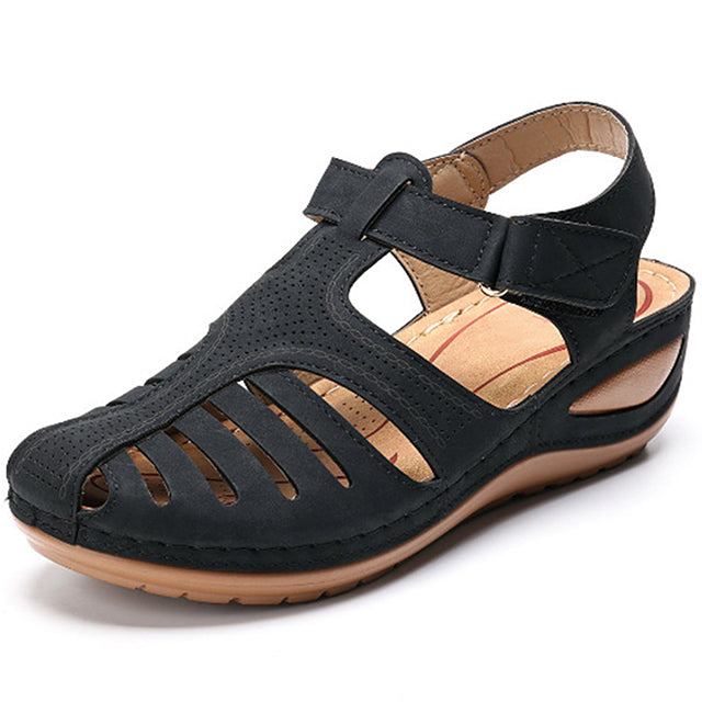 🔥✨【Reducere 45%🔥】【34-43】Sandale de damă cu toc oblic, respirabile, stil nou de vară 2025, la modă, casual, versatile 