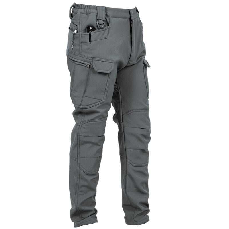 🔥【S–4XL】Pánské outdoorové zesílené podzimní a zimní kalhoty, taktické kalhoty - teplé, s fleecovou podšívkou, nepromokavé a větruodolné