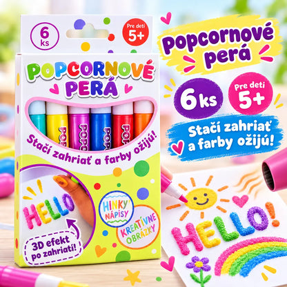 🎁【Kúpte 1 a získajte 1 zadarmo】Detské 3D tlačové pero: Maľovanie bublín s motívom popcornu (DIY)