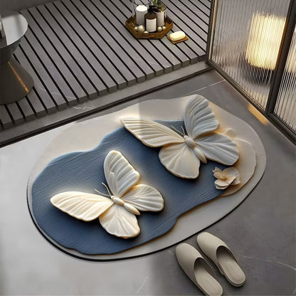 🔥🔥【40*60cm】REDUCERE FONDĂ💕Covoraș absorbant antiderapant cu model realist 3D 