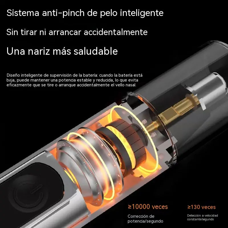 🎉✨Recortadora profesional de vello nasal y de orejas con pantalla LED, un regalo de viaje indoloro.
