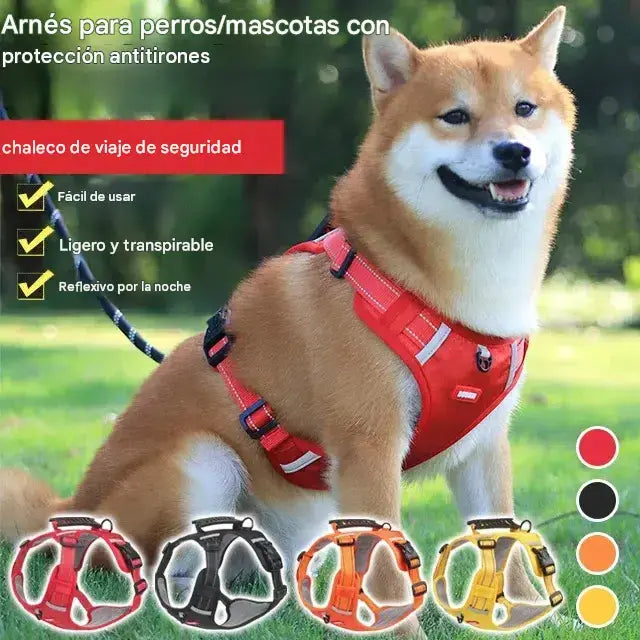 🐶【5-30 kg】Arnés para perros, antitirones, para mascotas. ✅Pago contra entrega