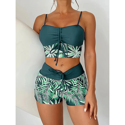 🏊‍👙【Letnia oferta specjalna】🌴 Modny damski sportowy zestaw kąpielowy z nadrukiem