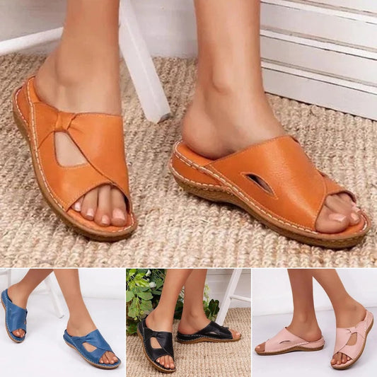 ✨👡【Posebno ljeto】🔥🌈【35-43】Nove ljetne modne udobne ženske kožne sandale, papuče za dom i vanjsku upotrebu
