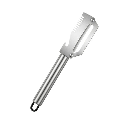 ✅【Kup 1, a 2 dostaniesz gratis!】🧅🔪 Wielofunkcyjny obierak kuchenny 3 w 1: obiera, kroi i otwiera kapsle od butelek! 🔥