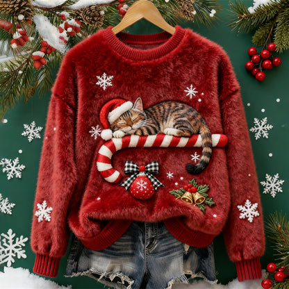 🔥【S-5XL】⛄✨Nový módní flanelový vánoční svetr, vhodný na podzim i zimu, zdobený různými nádhernými vzory