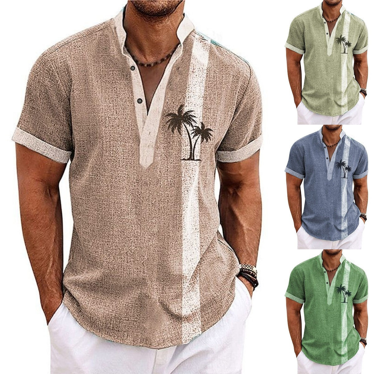【S-6XL】😎☀️ Camisa informal de algodón para hombre 2025
