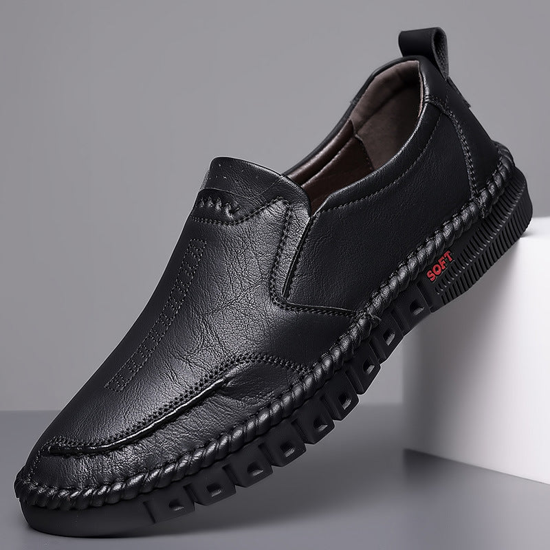 【50% zniżki】【Rozmiary 39-44】Męskie skórzane buty, miękka podeszwa, antypoślizgowe i oddychające