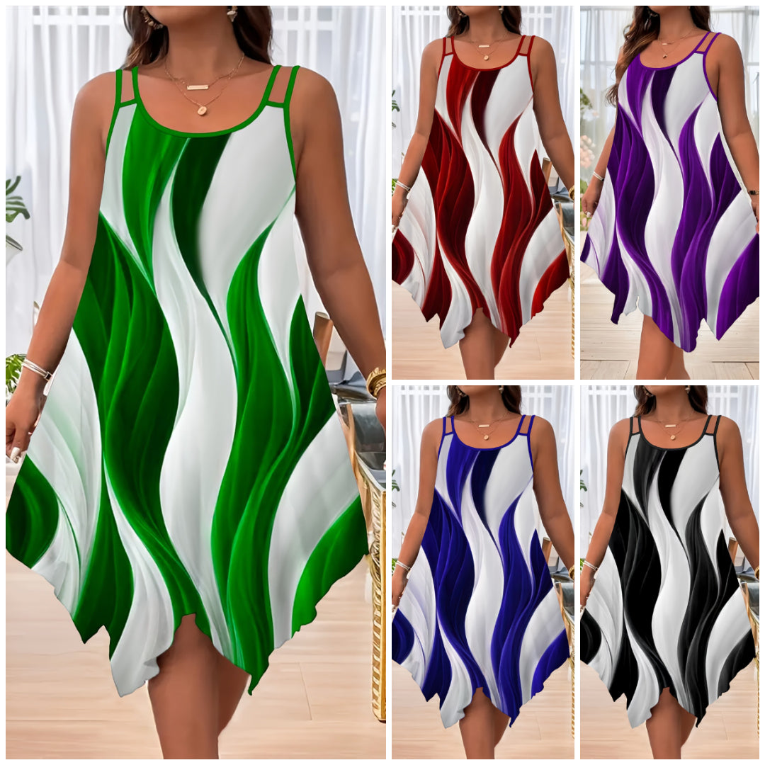 🔥🎉【S-5XL】✨Rochie de vară pentru femei, mărime mare, casual, la modă, 2025
