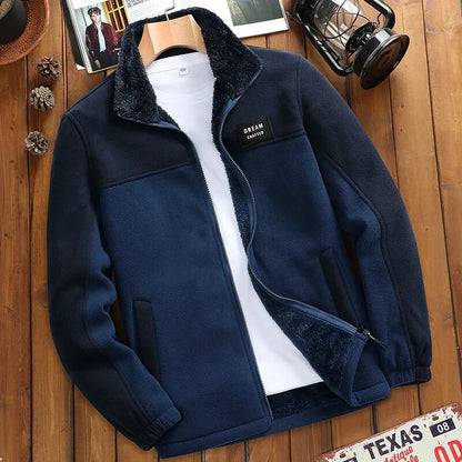 🔥🎉【50% popusta✨】【M-4XL】Novi moderni muški topli vuneni kaput od flisa za jesen i zimu