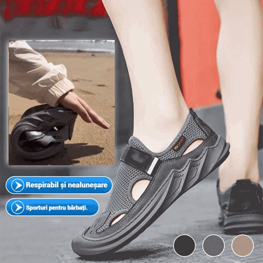 【39-47】✨Sandalias de verano para hombre, casuales, transpirables, con suela de malla suave