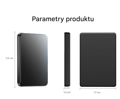 🔥🔥【Časově omezená nabídka: 50% sleva】Přenosný pevný disk s velkou kapacitou 20 TB