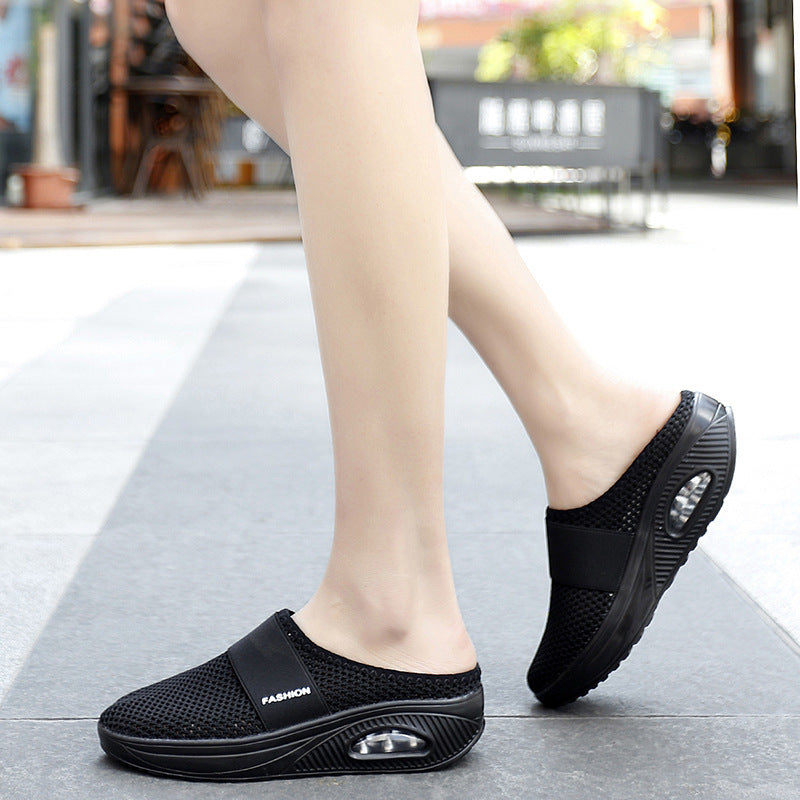 🔥【Ofertă specială limitată】🔥【35-43】✨🎉Pantofi casual noi de vară cu pernă de aer, din plasă goală 