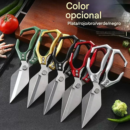 ✂️🔥【Súper útiles🔥】Tijeras de cocina multifuncionales: fáciles y sin esfuerzo