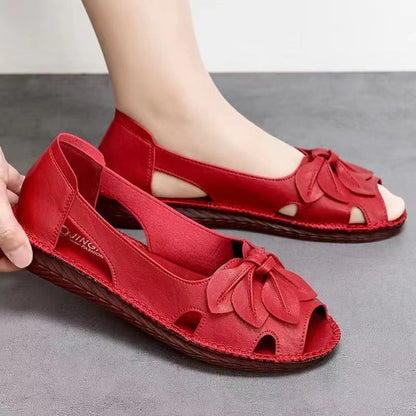 🔥🌈【35-40】 Sandals simple și casual cu talpă moale și fundă, vara anului 2025 
