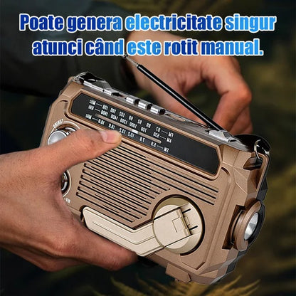 🔥📻【Technologie de înaltă calitate✨】Radio AM multifuncțional portabil, Bluetooth diffuser 