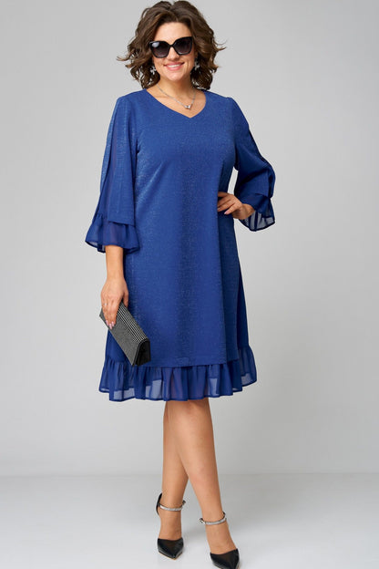 🔥✨️【S-5XL】⛄💃2025 Нова модна, висококачествена, елегантна и удобна едноцветна рокля