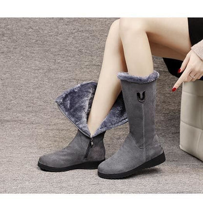 🎁✨Zimska razprodaja 49% [Velikosti 35–41] 🔥⛄Ženski zimski modni topli snežni škornji, nedrseči