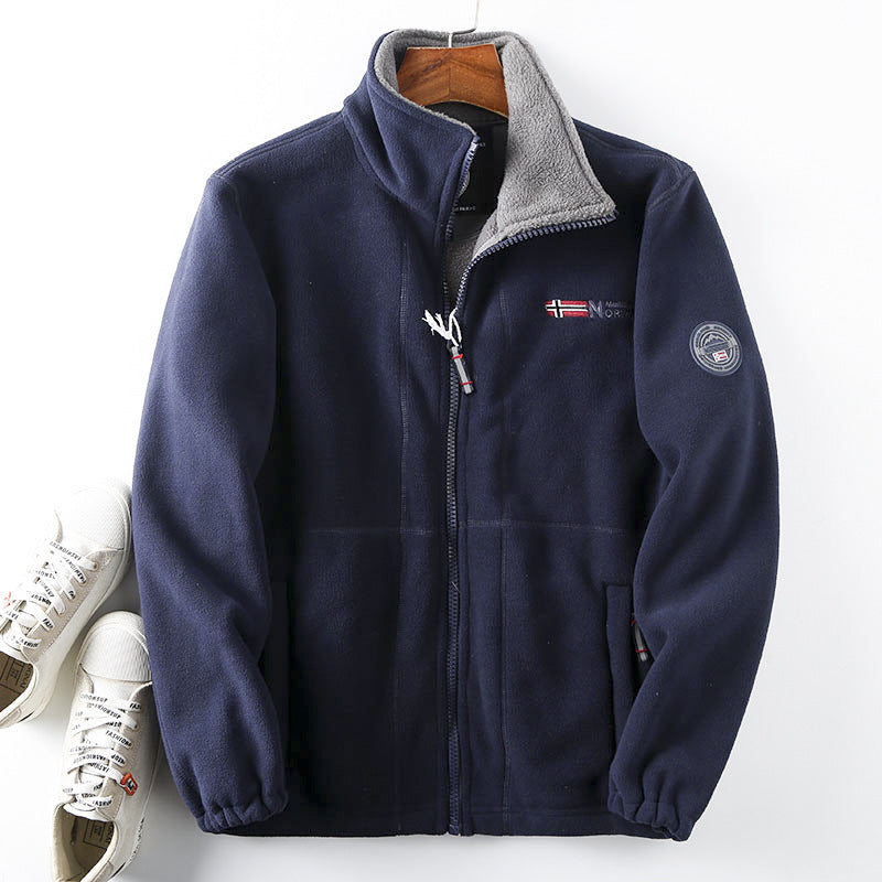 🎁🌞【50% DE DESCUENTO🔥】【S-3XL】Nueva chaqueta polar gruesa y cálida para hombre: elegante, cómoda y cálida