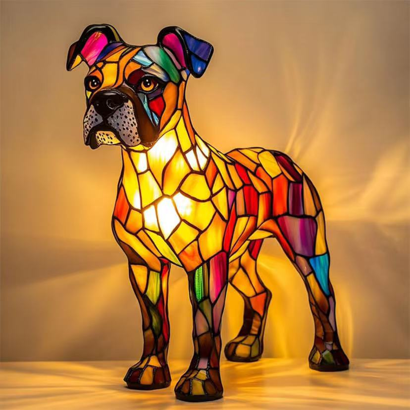 ✨🎉【Speciální nabídka🔥】LED noční světlo ve tvaru zvířete, kreativní pryskyřičná dekorace
