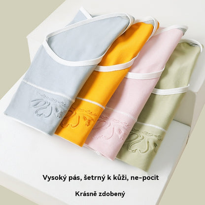 🎁【7 kusů】✨🩲Dámské kalhotky s vysokým pasem z čisté bavlny, antibakteriální podšívka s grafenem třídy 7A, tvarování bříška a lifting hýždí, prodyšné a pohodlné