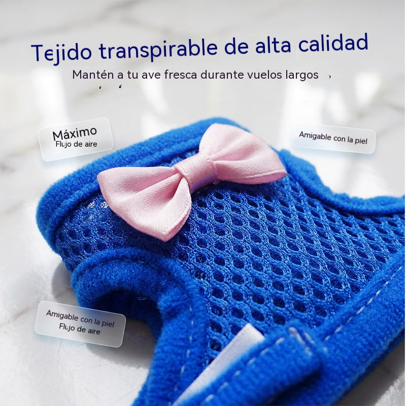 🐦【Oferta especial🔥】Rienda y correa de vuelo para loros