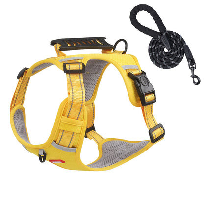 🐶 (5-30 kg) Povodac + orma za pse - Novo! Reflektirajuća povodac za kućne ljubimce sprječava povlačenje i bijeg vašeg psa.