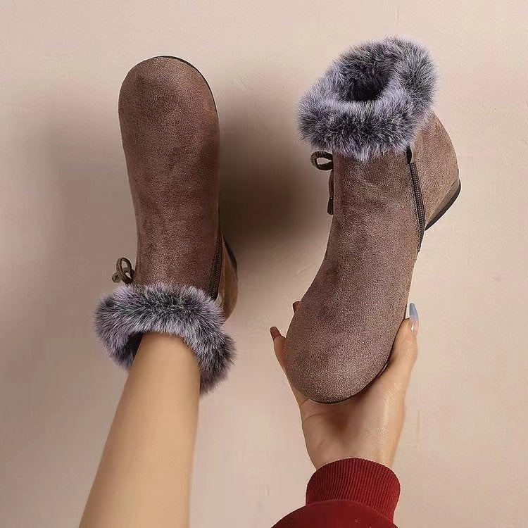🔥👢【50% отстъпка】【35-41】✨⛄2026 Висококачествени дамски обувки от мека кожа, есен и зима