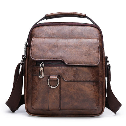 【Αγοράστε 1 και λάβετε 1 δωρεάν】👜 Fashion Casual Τσάντα από δέρμα αγελάδας για άνδρες