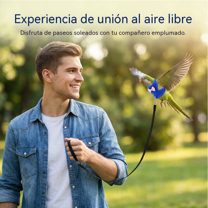🐦【Oferta especial🔥】Rienda y correa de vuelo para loros