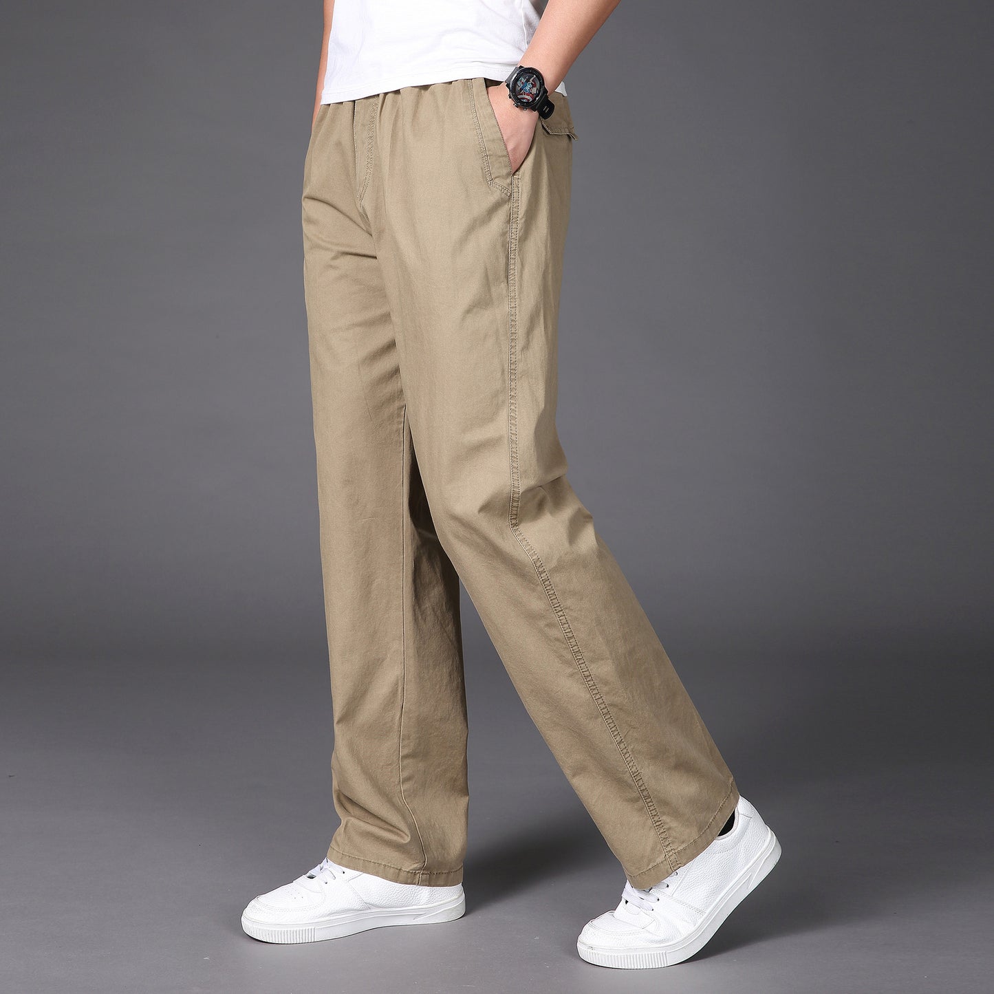 🔥👖【50-130KG】Nove ljetne muške ležerne ravne hlače, prikladne za muškarce većih dimenzija