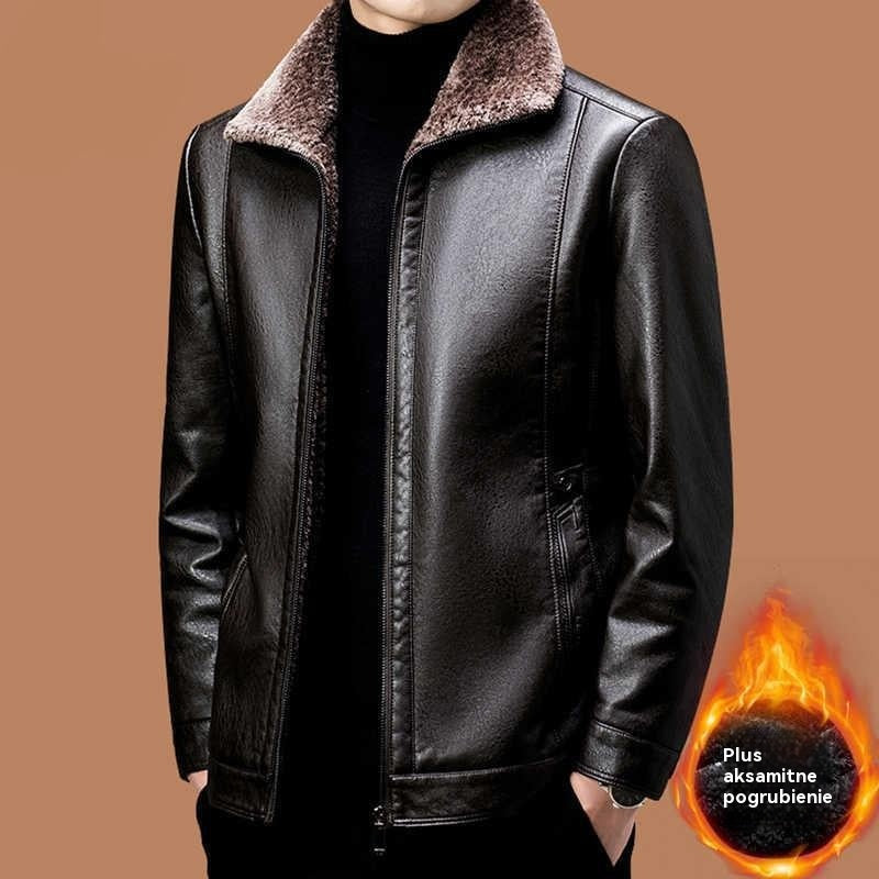🔥⛄【Kiárusítás】🔥🎉【M-3XL】2025 Férfi télikabát puha, vastag báránybőrből, hétköznapi stílusban