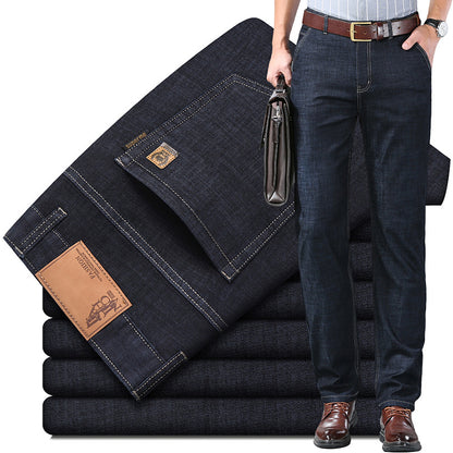 🔥【Compra 1, llévate 1 gratis】🔥 【60-110 kg】👖👖 Vaqueros de hombre, sencillos, casuales, versátiles, de talla grand