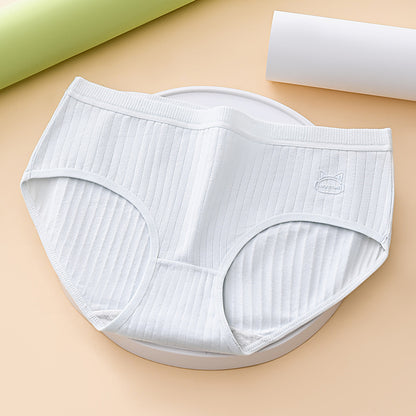 🔥✨【Posebna ponuda🔥】【Pakiranje od 7 komada】Visokokvalitetno žensko pamučno donje rublje visokog struka, udobno i prozračno