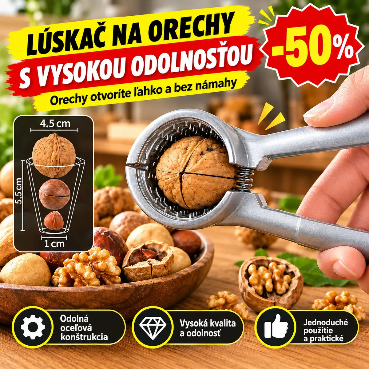🌰Multifunkčný nástroj na čistenie orechov