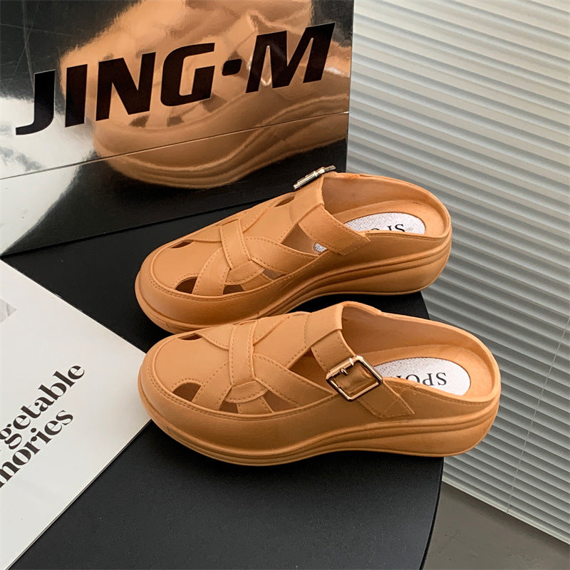 💟✨【Oferte speciale de vară🔥】【36-41】Sandale de damă noi, vara 2025, cu talpă goală, casual, confortabile, la modă și versatile 