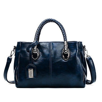 🔥✨【50% de descuento🔥】Bolso Boston de piel vintage para mujer, bolso de piel suave, se puede llevar en un hombro