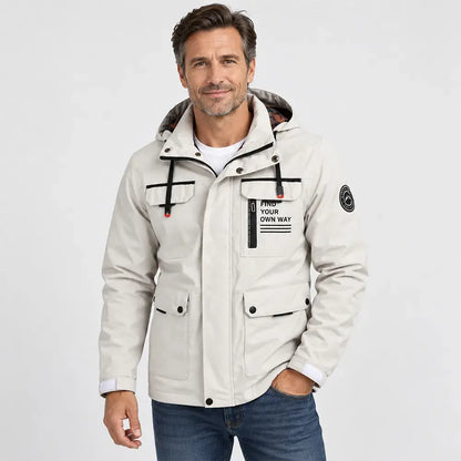 【Výpredaj zimného oblečenia】【M-6XL】Pánska hrubá, teplá, vetruvzdorná a nepremokavá bunda na jeseň a zimu