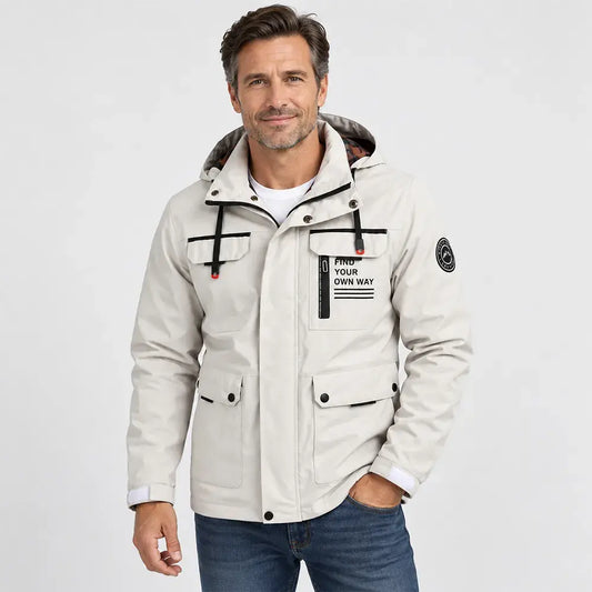 【Výpredaj zimného oblečenia】【M-6XL】Pánska hrubá, teplá, vetruvzdorná a nepremokavá bunda na jeseň a zimu