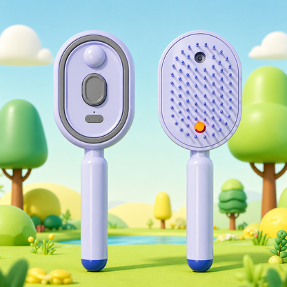 ⚡💨 Pulverizador eléctrico con peine de masaje y cojín de aire