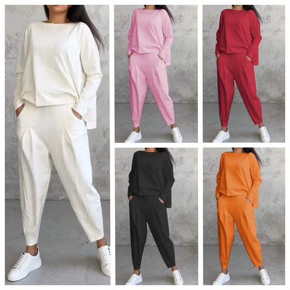 💖✨【50% popusta🔥】【S-5XL】Novo jednostavno pamučno žensko odijelo za jesen